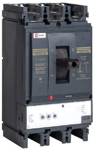 Выключатель автоматический в литом корпусе EKF PROxima Compact400 ВА-99C 3п 200А 45кА картинка